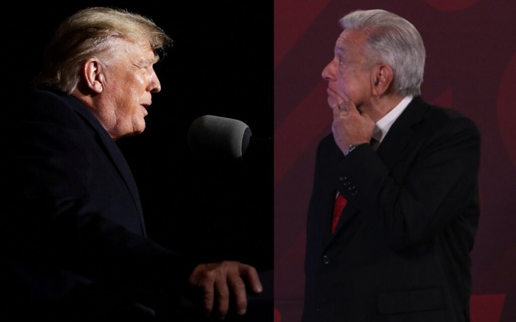 Alardea Trump la forma en que impuso el  "Quédate en México" al gobierno de AMLO