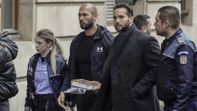 Andrew Tate comparece ante la justicia rumana
