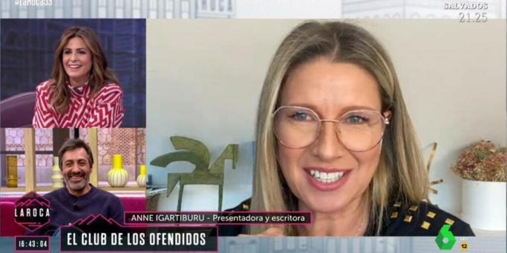 Anne Igartiburu tilda de "impresentable" a Juan del Val en 'La Roca'