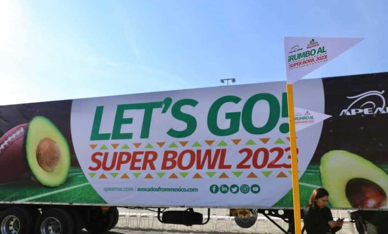 Anota Touch Down Michoacán en el Super Bowl con aguacate mexicano