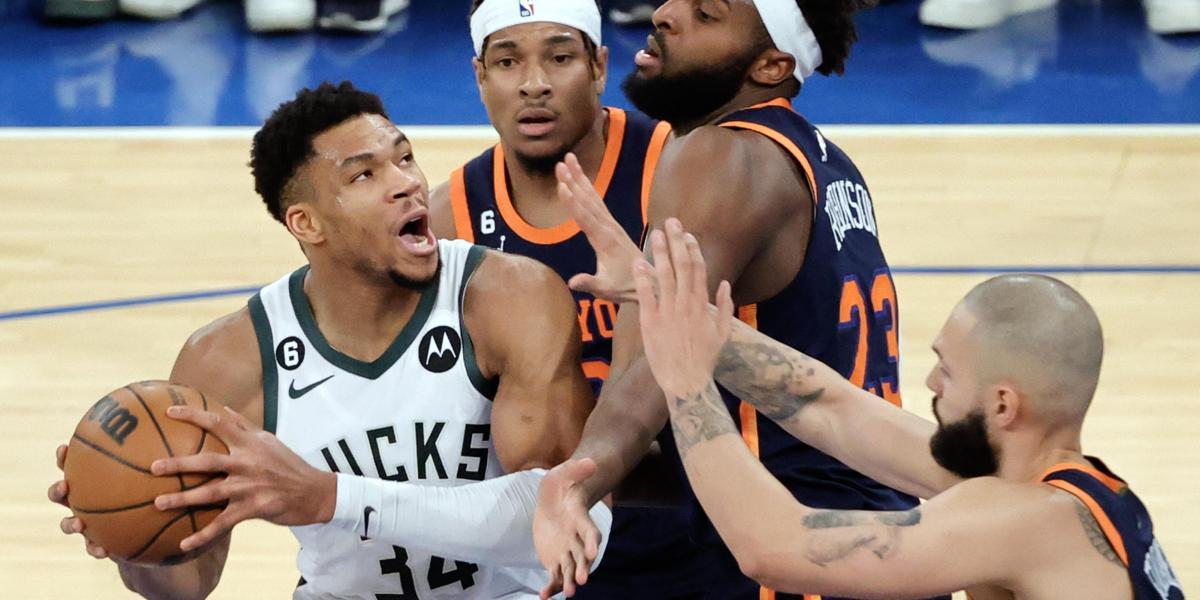 Antetokounmpo pone las cosas en su sitio ante el desafío de Brunson
