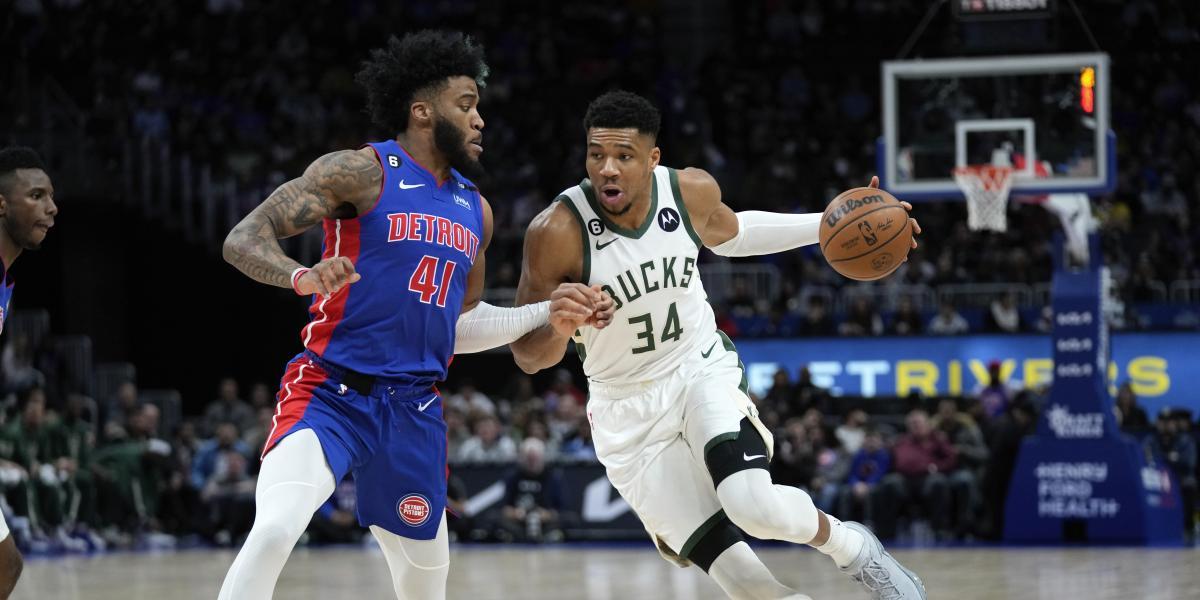 Antetokounmpo regresa como si nada y los Bucks aplastan a los Pistons