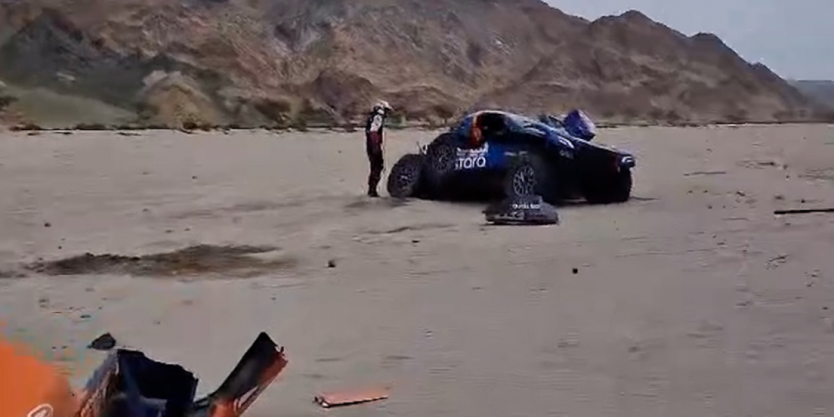 Así fue el fuerte accidente de Óscar Fuertes