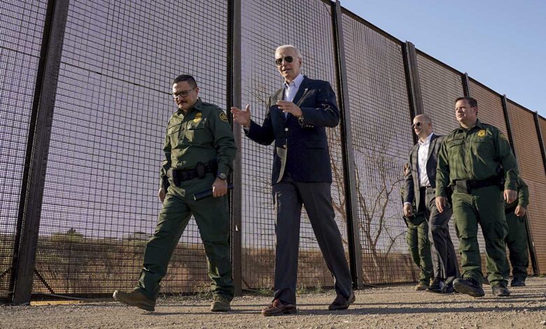 Así fue la visita de Biden a la frontera con México