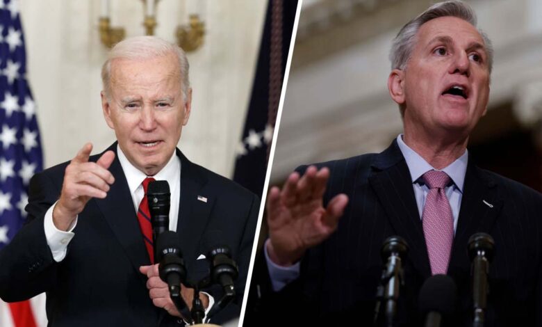 Biden y McCarthy discutirán el tope de la deuda este miércoles