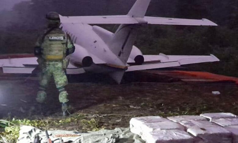Chiapas: Detienen a menor de edad en una aeronave que transportaba cocaína