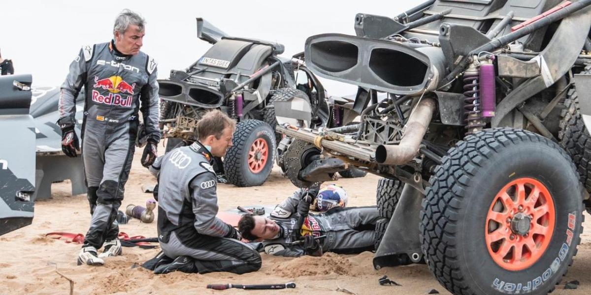 Dakar 2023, etapa 7: Sainz tira su etapa por ayudar a su compañero Ekström