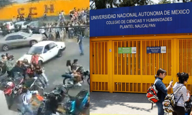 Desalojan CCH Naucalpan por ataques con petardos | Videos