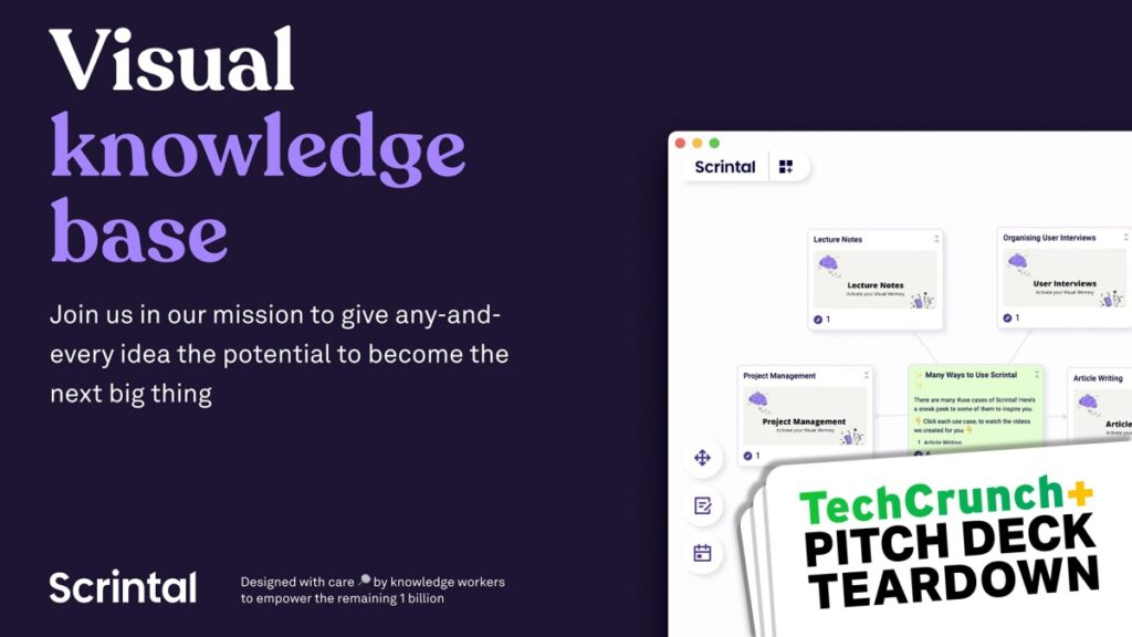 Desmontaje de la plataforma de lanzamiento: la plataforma de semillas de $ 1 millón de Scrintal