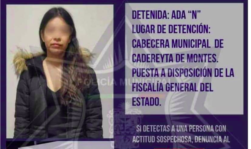 Detienen a funcionaria del municipio de Ezequiel Montes, agrede a policías, se trata de la contralora