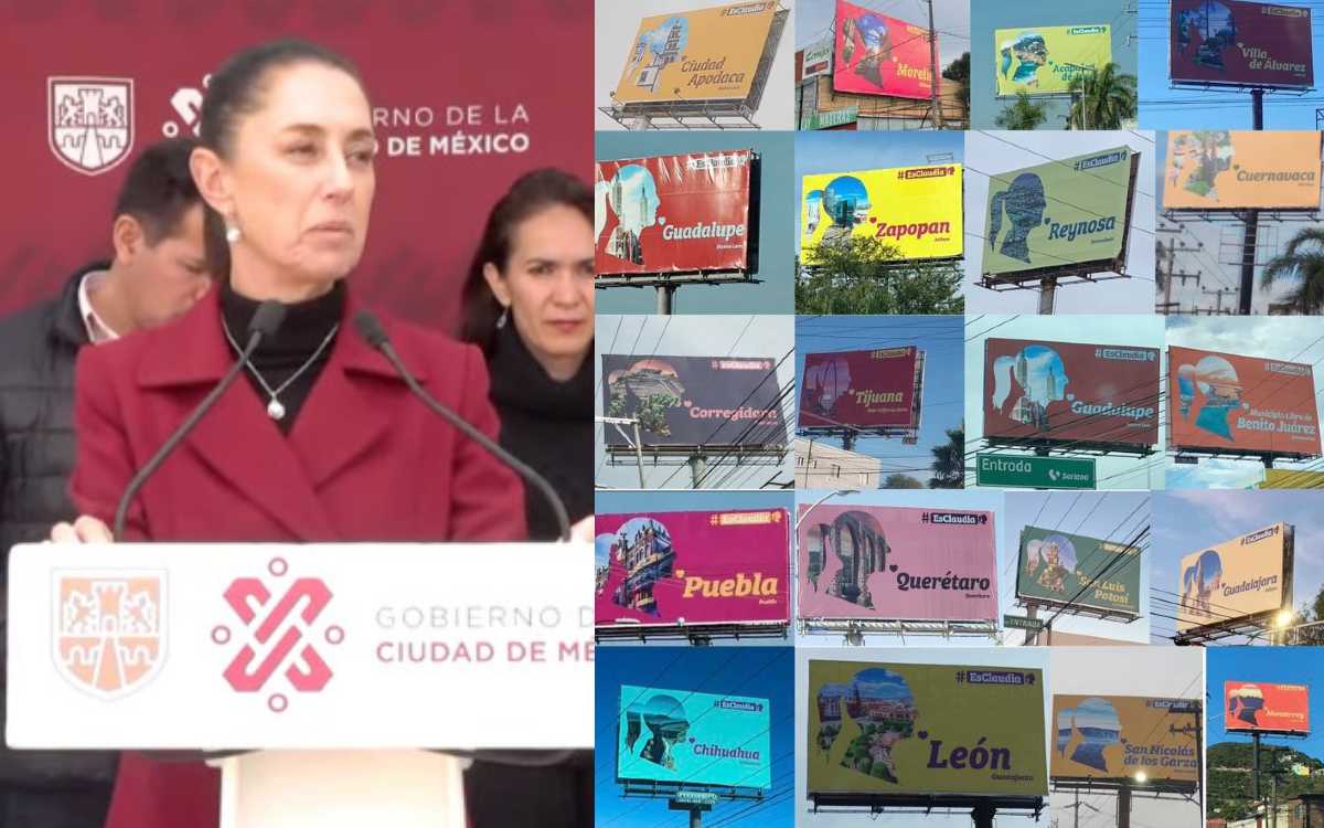 Diputados de Morena retirarán espectaculares #EsClaudia