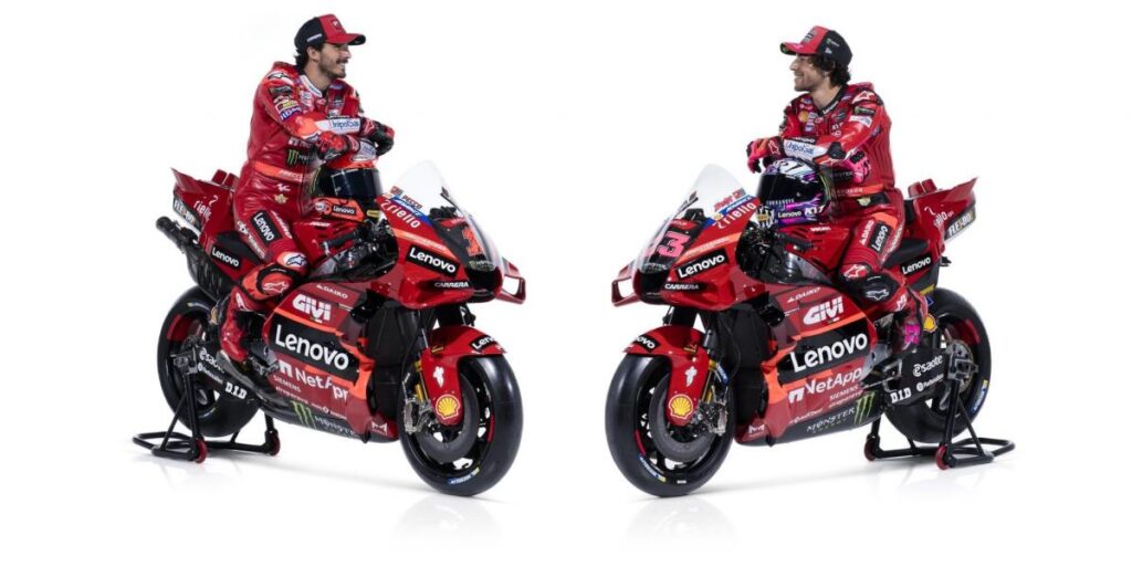 Ducati presenta su arma para MotoGP y Bagnaia se pasa al dorsal 1