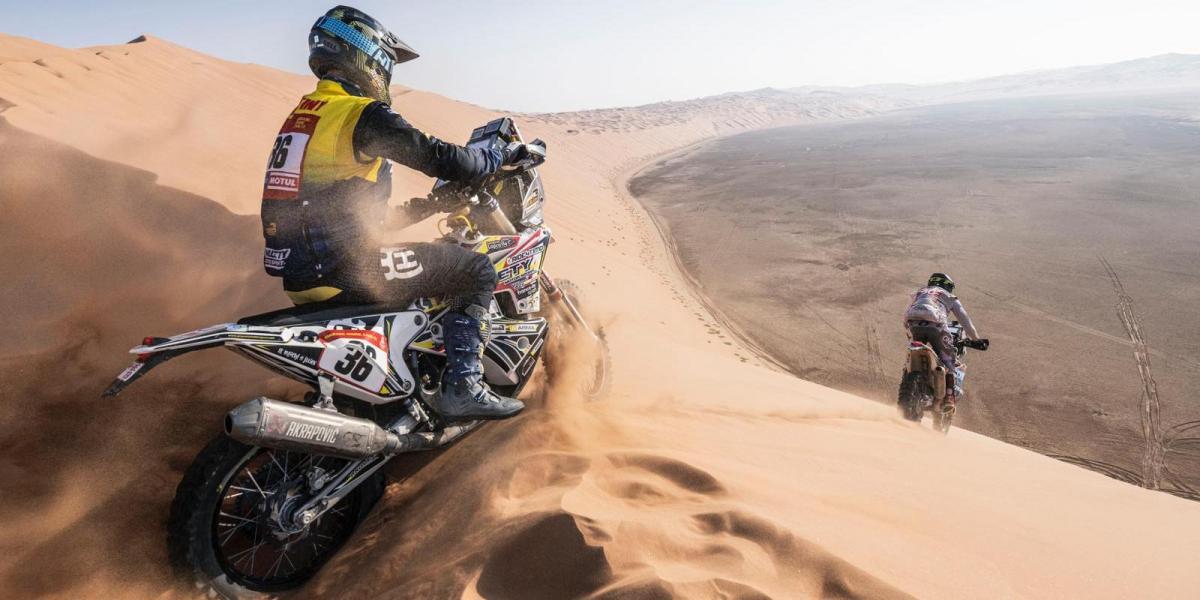 El 'Empty Quarter', protagonista en las espectaculares imágenes de la 11ª etapa