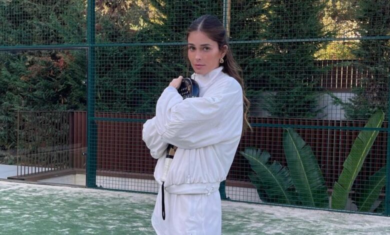 El 'outfit' de Coral Simanovich para jugar a pádel que arrasa en las redes