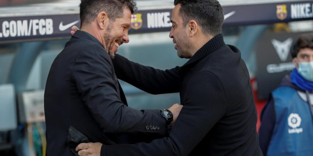 El Atlético-Barcelona en cinco duelos