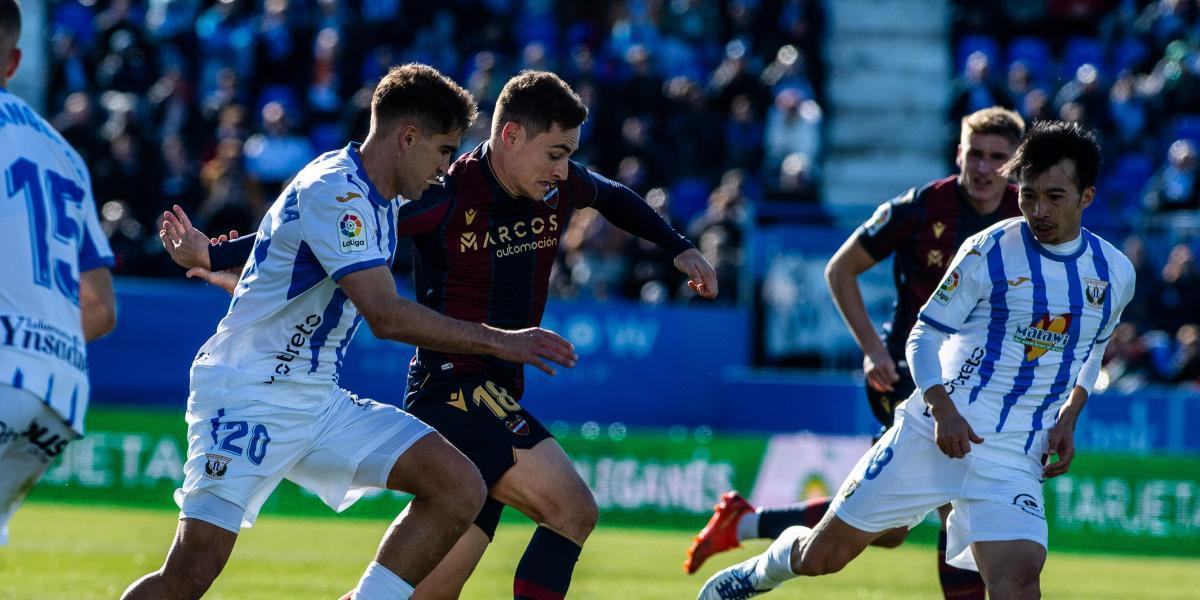 El Levante salva el empate sobre la bocina ante un Leganés atrevido