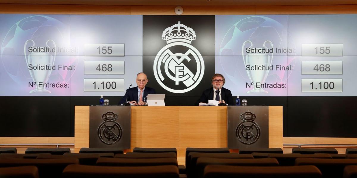 El Real Madrid realizó el sorteo de entradas para el partido en Liverpool