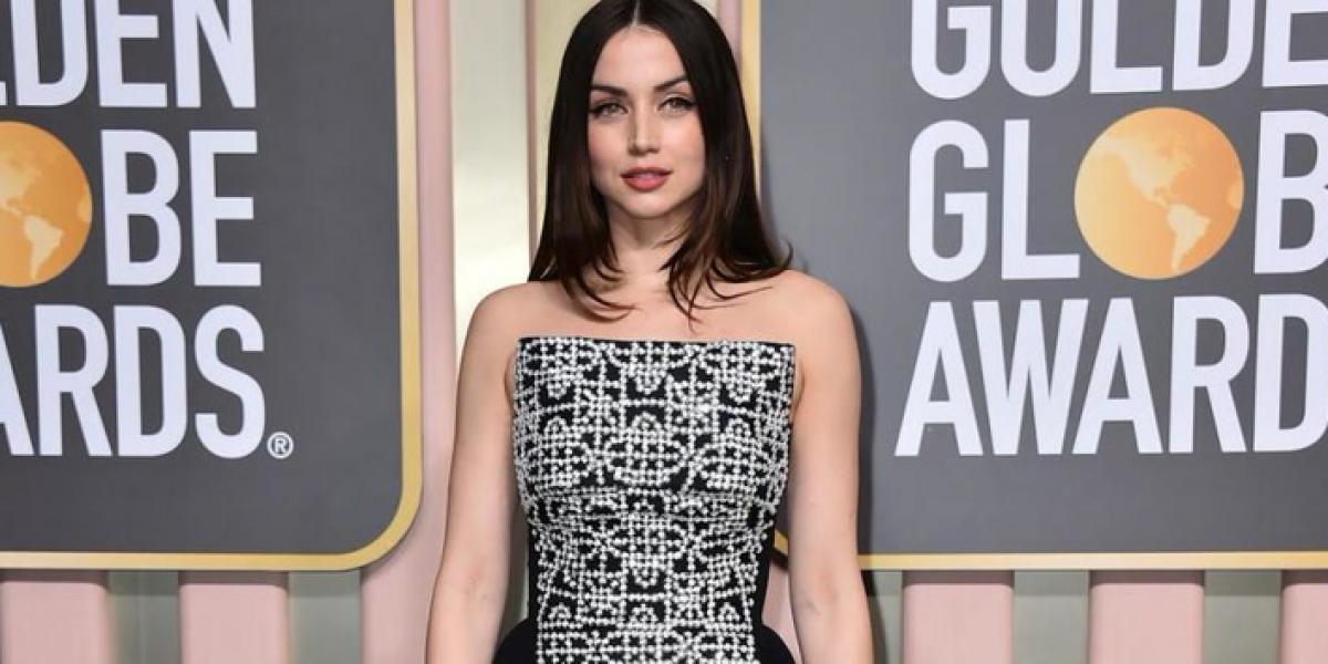 El espectacular vestido de Ana de Armas en los Globos de Oro