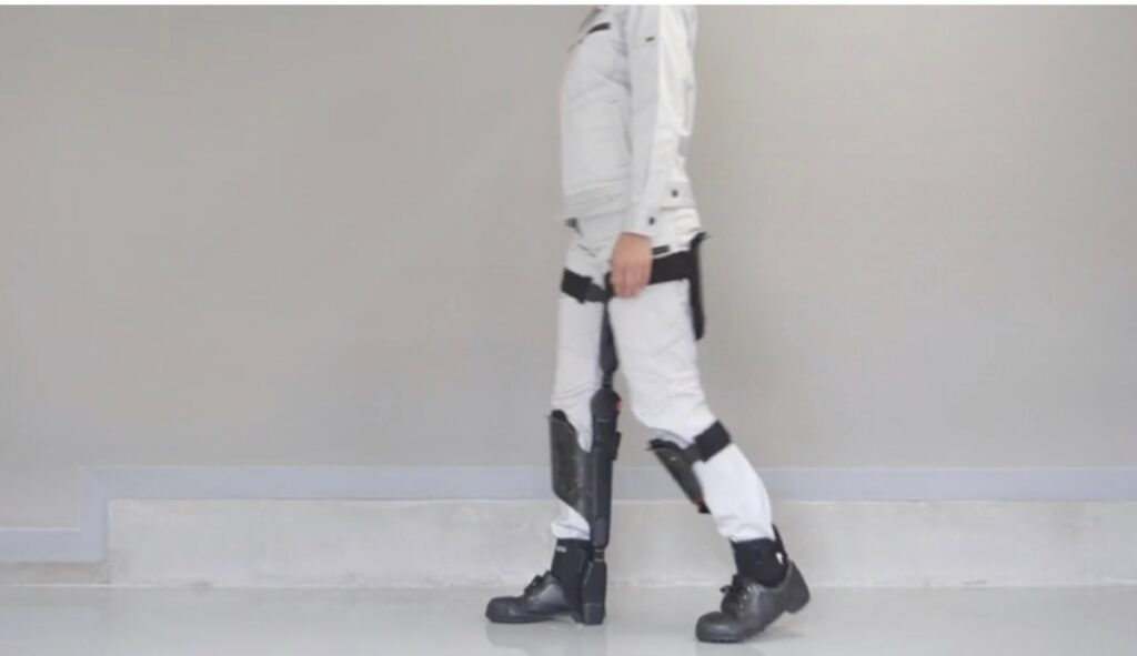 El exoesqueleto de Archelis es básicamente una silla que puedes usar