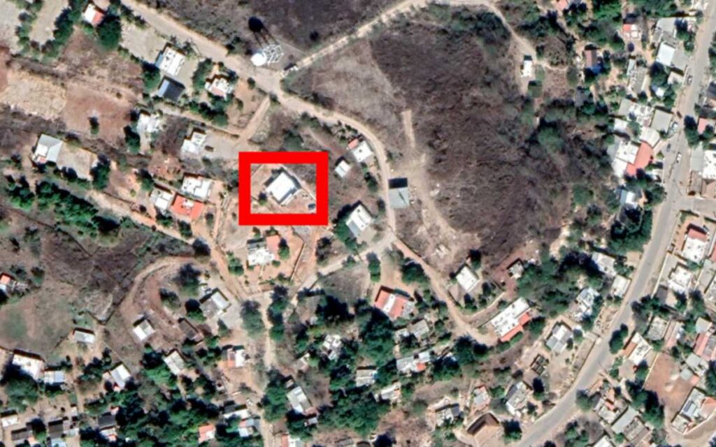 Este es el punto exacto donde fue detenido Ovidio Guzmán