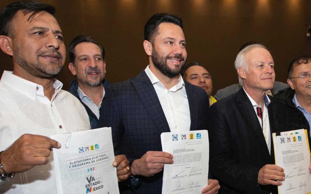 Formalizan alianza “Va por Estado de México” para intentar frenar a Morena