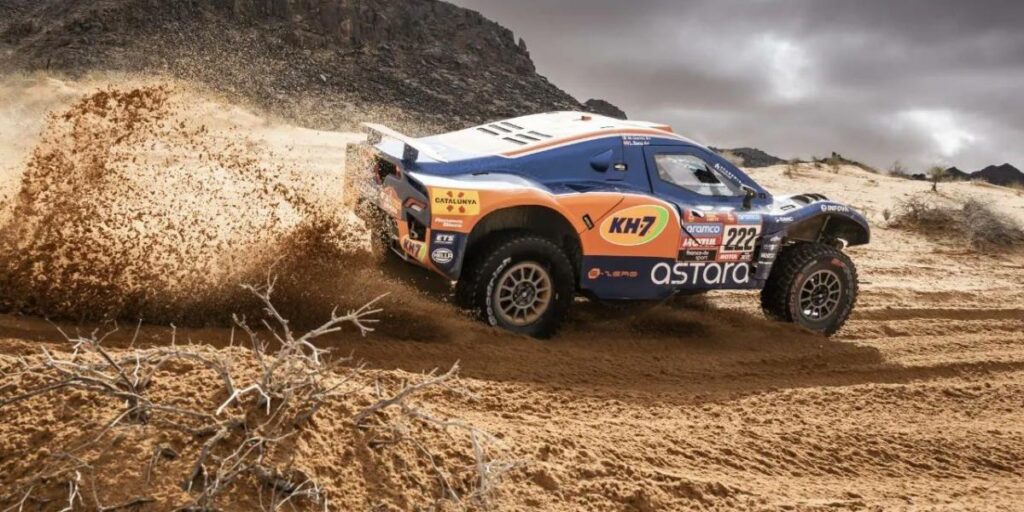 Fuerte accidente de Laia Sanz con varias vueltas de campana