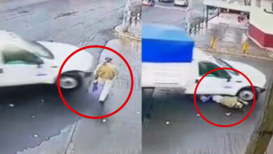 Fuertes imágenes | Conductor atropella a hombre de tercera edad en Chimalhuacán