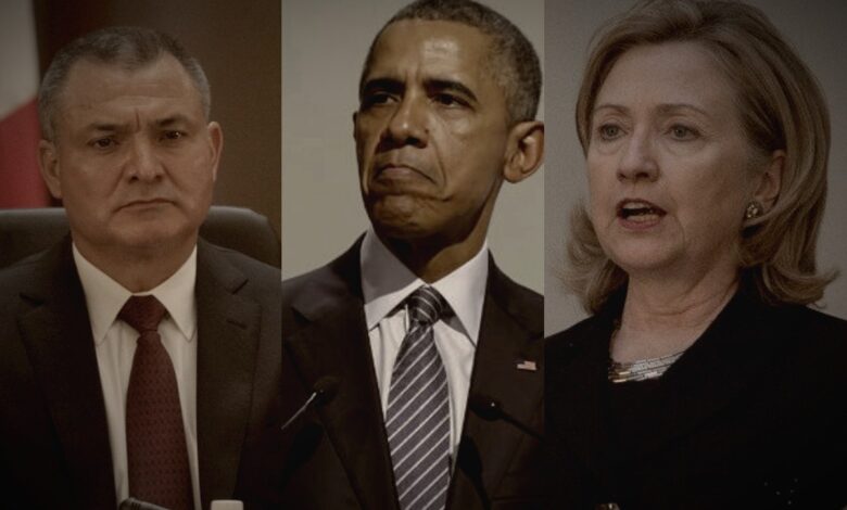 García Luna podrá mostrar 5 fotos suyas junto a políticos de EU como Obama y Clinton