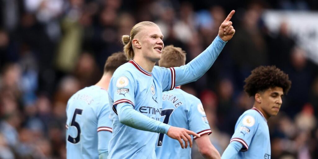 Haaland asusta con sus registros y hace temblar los récords de la Premier