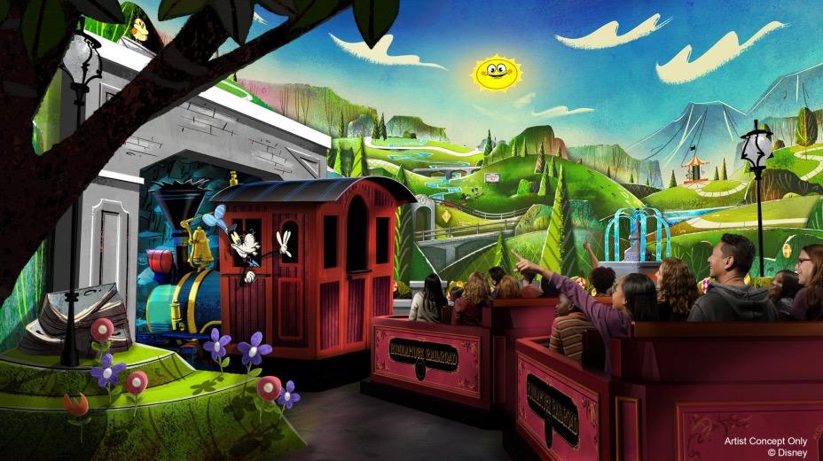 Mickey & Minnie's Runaway Railway llega a Disneyland Park Mickey & Minnie's Runaway Railway llega a Disneyland Park