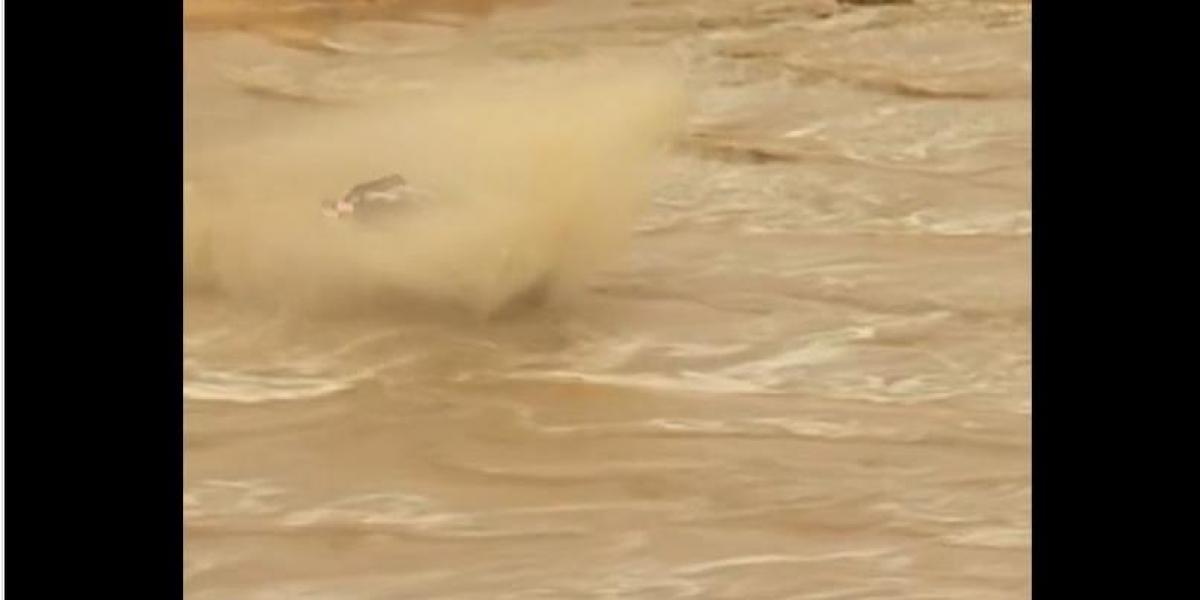 Instantes de miedo en el Dakar: “Temimos ser arrastrados por el río”