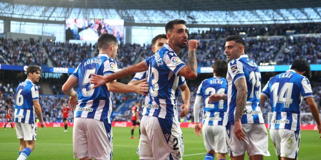 La Real de Brais y Silva se divierte ante Osasuna en la vuelta de Oyarzabal