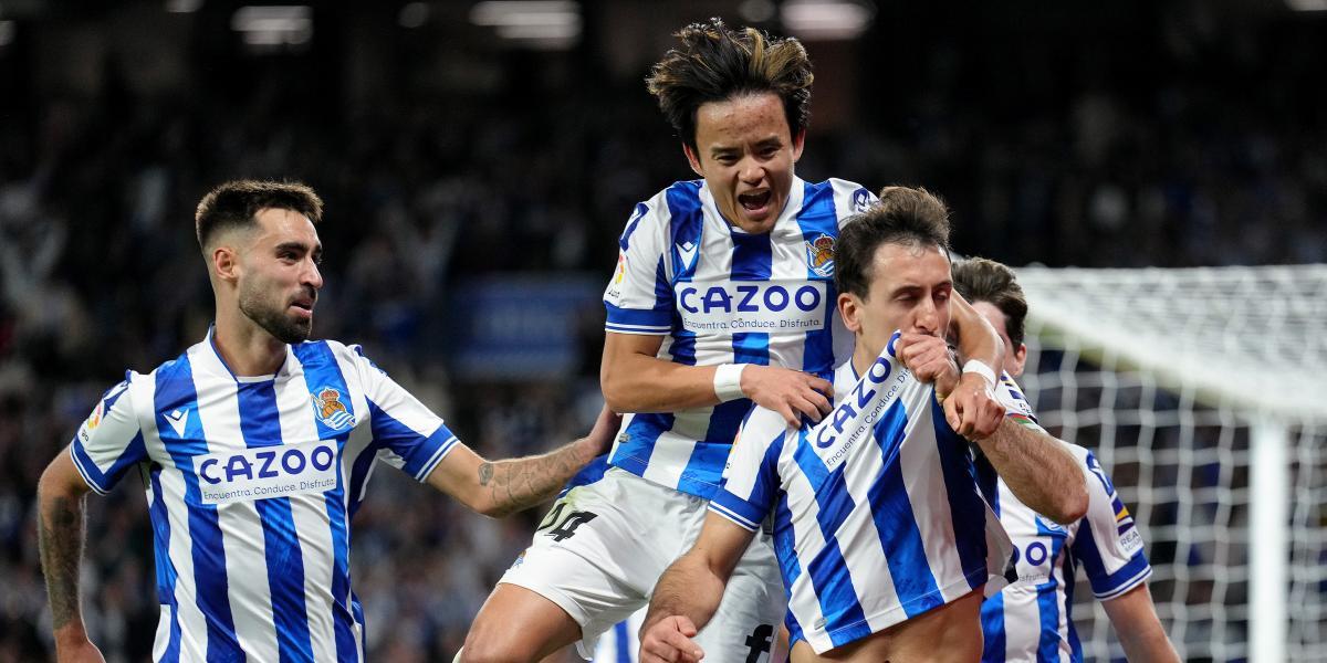 La Real gana un vibrante derbi y refuerza su candidatura a la Champions