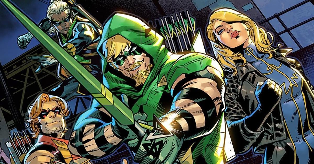 La portada de Green Arrow #1 presenta Team Arrow, Peacemaker y más