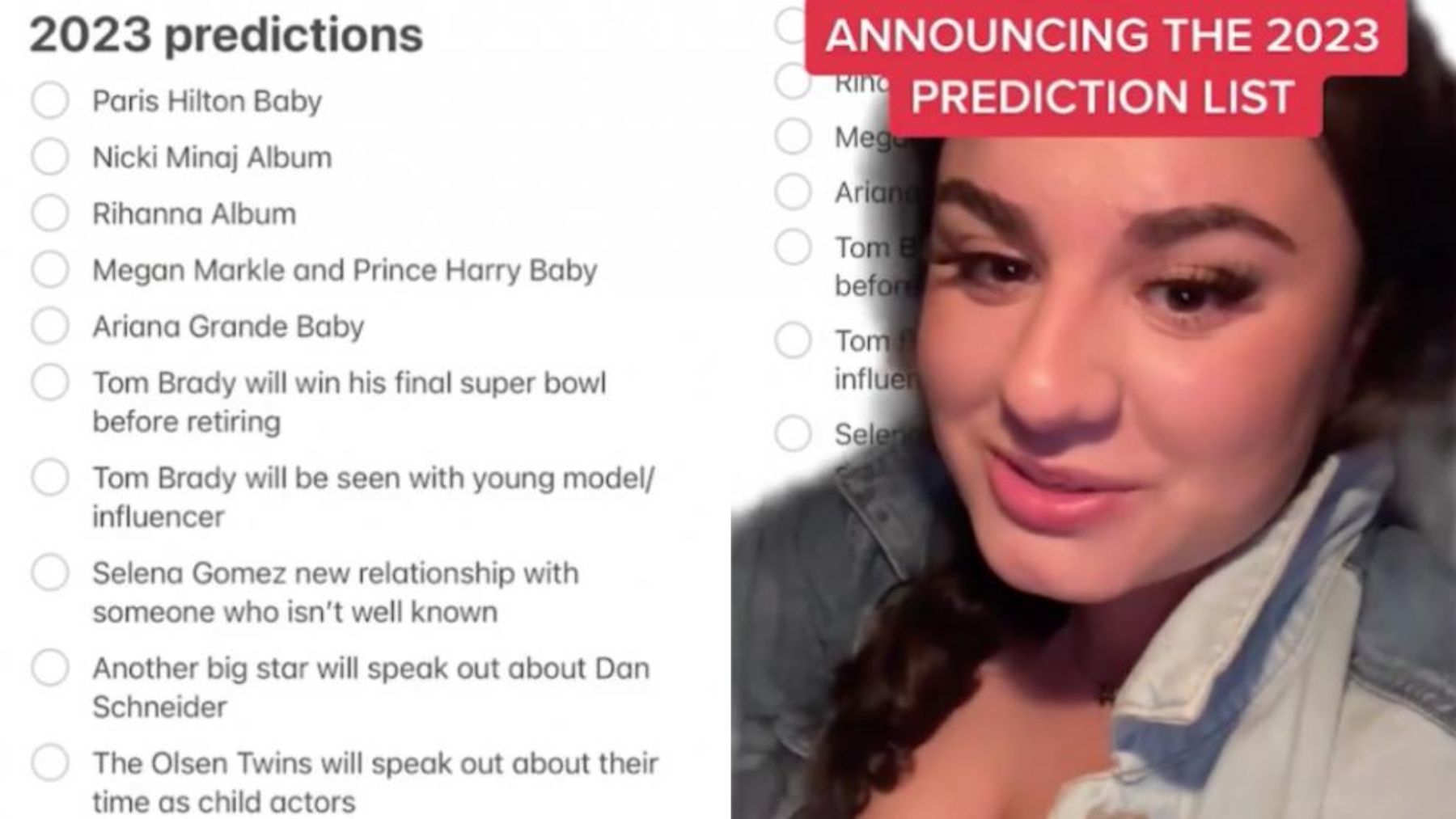 La tiktoker que adivinó el futuro lanza sus predicciones para este año y prometen ser un terremoto