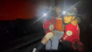 Las imágenes tras el choque de trenes en la Línea 3 del Metro | Videos