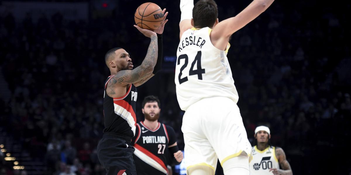 Lillard destroza a los Jazz con 60 puntos