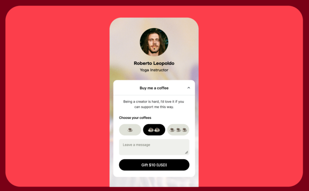 Linktree agrega nuevas opciones de monetización, incluida la función 'Cómprame un regalo'