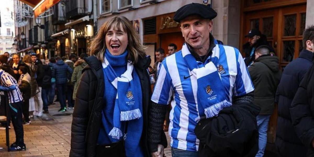 Locura txuri urdin en Logroño