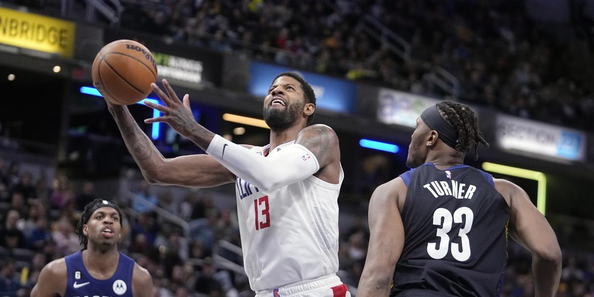 Los Clippers caen ante los Pacers pese a la actuación estelar de Paul George