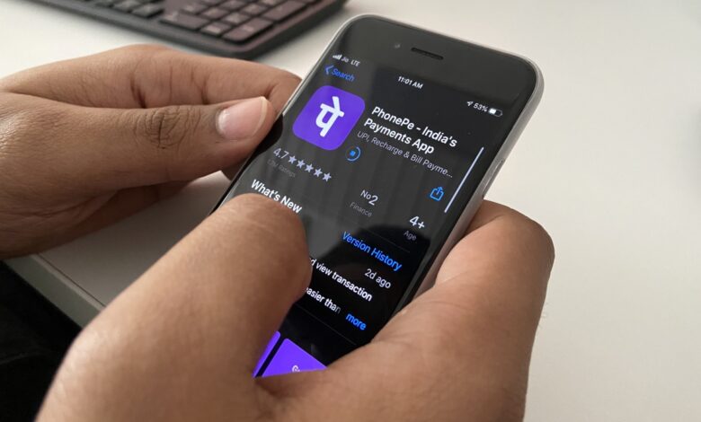 Los ingresos de nueve meses de PhonePe respaldados por Walmart en 2022 aumentaron a $ 234 millones