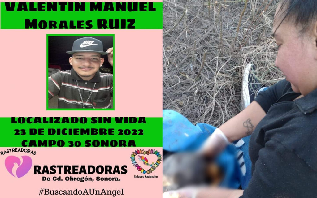 Madre buscadora encuentra a su hijo sin vida tras cuatro años desaparecido | Sonora