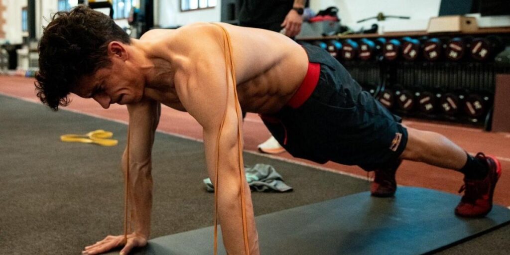 Marc Márquez, como un toro