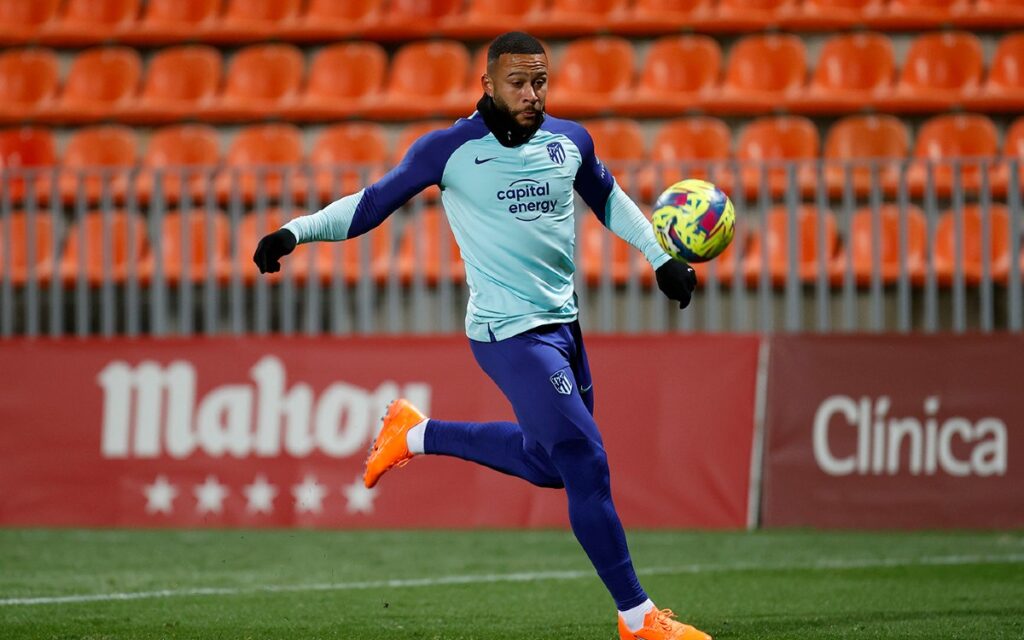 Memphis Depay ya se entrena con el Atlético de Madrid | Video