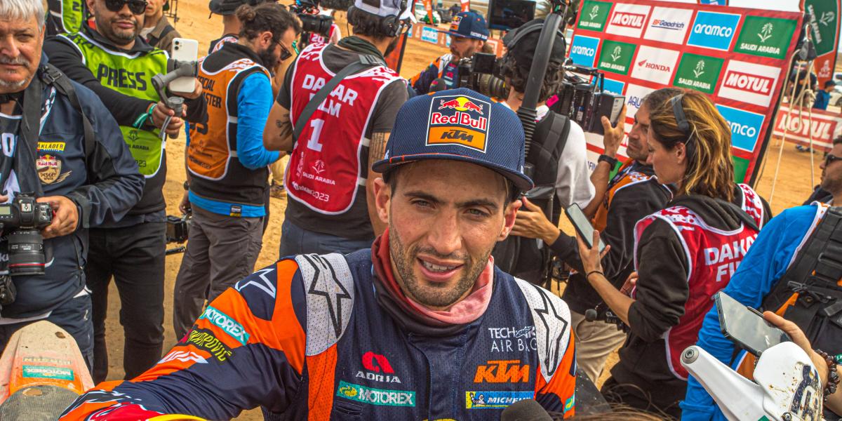 Mensaje de Benavides a Messi tras ganar el Dakar