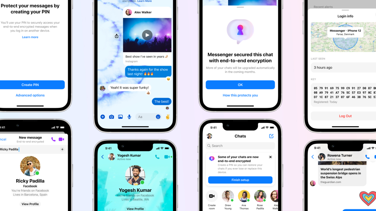 Messenger aumenta las pruebas del cifrado de extremo a extremo predeterminado