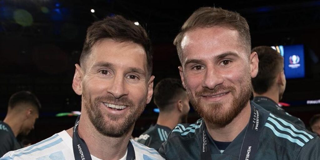 Messi el defensor de Mac Allister