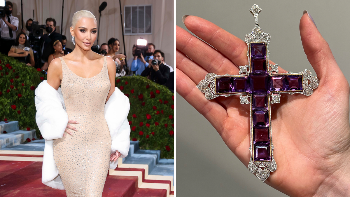 Mira por cuánto Kim Kardashian compró la cruz de Attallah, la valorada joya que lució la princesa Diana