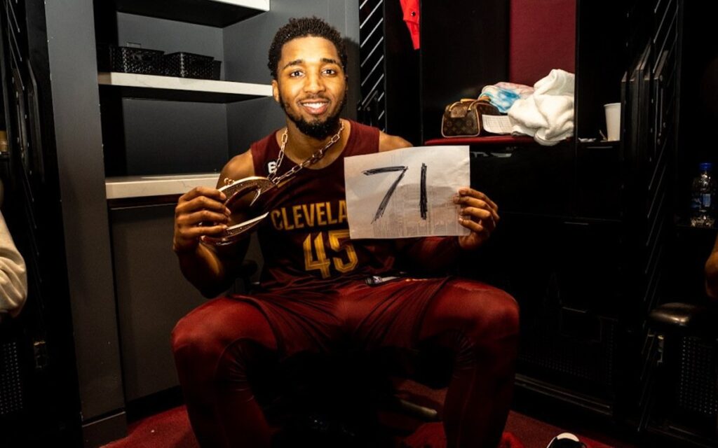 NBA: ¡Imparable! Donovan Mitchell anota 71 puntos en la victoria de Cleveland | Video