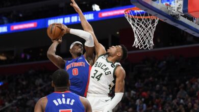 NBA: Milwaukee aplasta a Detroit en el regreso de Antetokounmpo | Video
